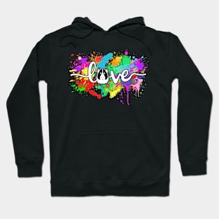 Guinea Pig Love Colorful Typography Animal Hoodie